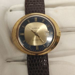 Vintage Gübelin Automatic Stainless Steel Wind Up Watch With Date